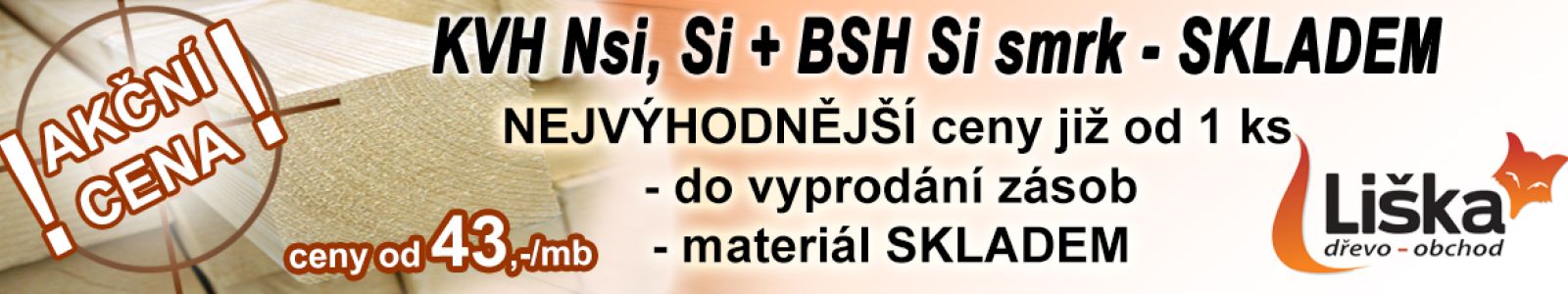  AKCNI CENA KVH BSH Ceny